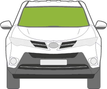 Afbeelding van Voorruit Toyota RAV4 sensor camera verwarmd 2017-2019