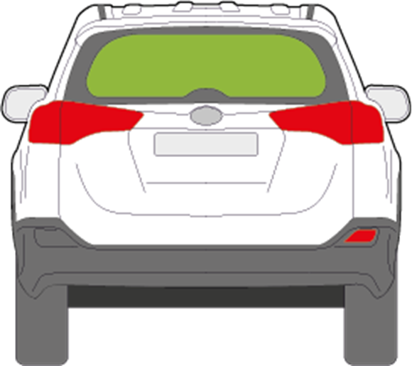 Afbeelding van Achterruit Toyota RAV4 