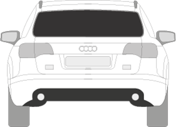 Afbeelding van Achterruit Audi A6 Avant (DONKERE RUIT) 
