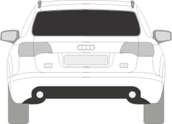 Afbeelding van Achterruit Audi A6 Avant (DONKERE RUIT) 