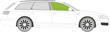 Afbeelding van Zijruit rechts Audi A6 avant 