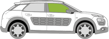 Afbeelding van Zijruit rechts Citroën C4 Cactus
