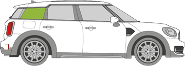 Afbeelding van Zijruit rechts Mini Countryman 