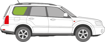 Afbeelding van Zijruit rechts Subaru Forester