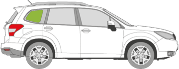 Afbeelding van Zijruit rechts Subaru Forester 
