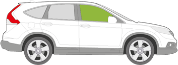 Afbeelding van Zijruit rechts Honda Crv