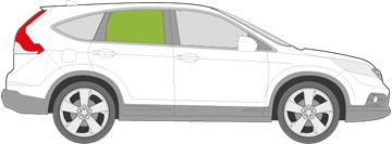 Afbeelding van Zijruit rechts Honda Crv