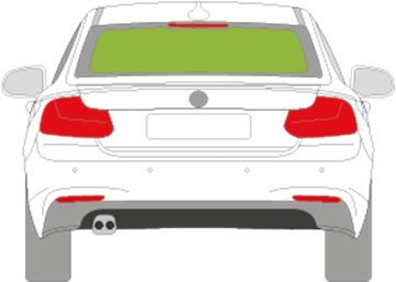 Afbeelding van Achterruit BMW 2-serie 2 deurs coupé