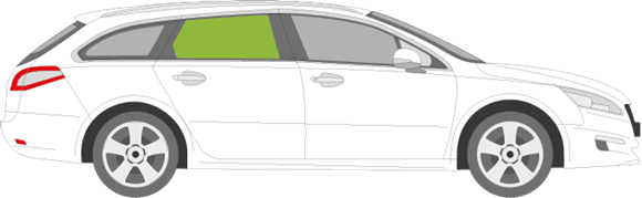 Afbeelding van Zijruit rechts Peugeot 508 SW 