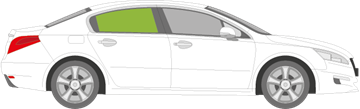 Afbeelding van Zijruit rechts Peugeot 508 sedan