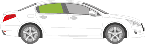 Afbeelding van Zijruit rechts Peugeot 508 sedan