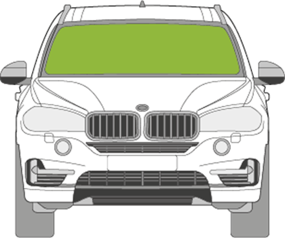 Afbeelding van Voorruit BMW X5 sensor zonneband