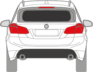 Afbeelding van Achterruit BMW 2-serie Active Tourer (DONKERE RUIT)