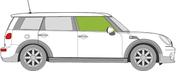 Afbeelding van Zijruit rechts Mini Clubman 