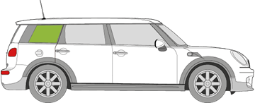 Afbeelding van Zijruit rechts Mini Clubman 