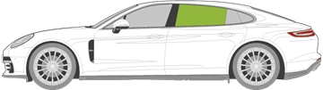 Afbeelding van Zijruit links Porsche Panamera 