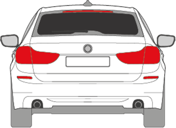 Afbeelding van Achterruit BMW 5-serie break (DONKERE RUIT)