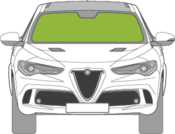 Afbeelding van Voorruit Alfa Romeo Stelvio sensor