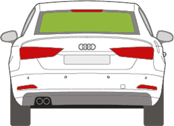 Afbeelding van Achterruit Audi A3 Limousine 