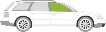 Afbeelding van Zijruit rechts Audi A6 Avant