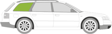 Afbeelding van Zijruit rechts Audi A6 Avant 