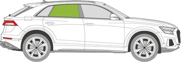 Afbeelding van Zijruit rechts Audi Q8 