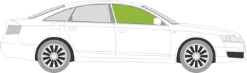 Afbeelding van Zijruit rechts Audi A6 sedan 