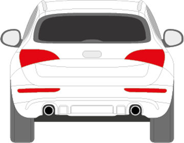 Afbeelding van Achterruit Audi Q5 (DONKERE RUIT)