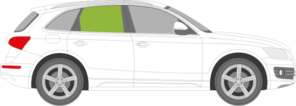 Afbeelding van Zijruit rechts Audi Q5 