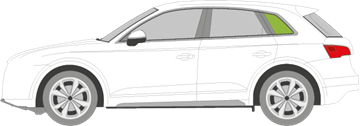 Afbeelding van Zijruit links Audi Q5 