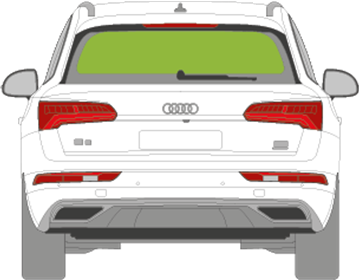 Afbeelding van Achterruit Audi Q5 