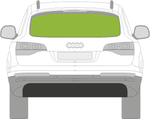 Afbeelding van Achterruit Audi Q7 