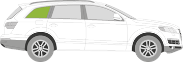 Afbeelding van Zijruit rechts Audi Q7