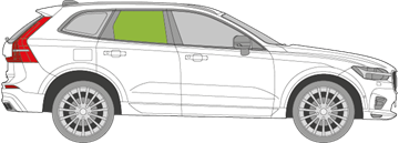 Afbeelding van Zijruit rechts Volvo XC60 