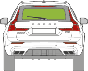 Afbeelding van Achterruit Volvo XC60 