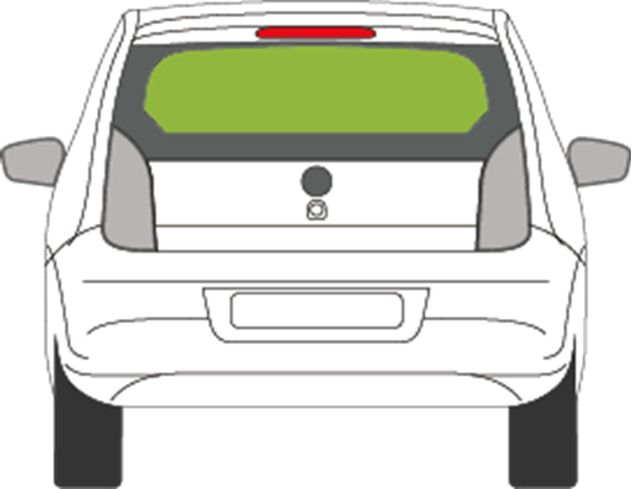 Afbeelding van Achterruit Skoda Citigo 3 deurs (2012-2016)