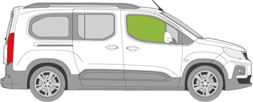 Afbeelding van Zijruit rechts Citroën Berlingo 