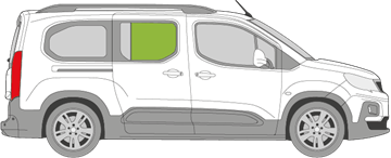 Afbeelding van Zijruit rechts Citroën Berlingo 