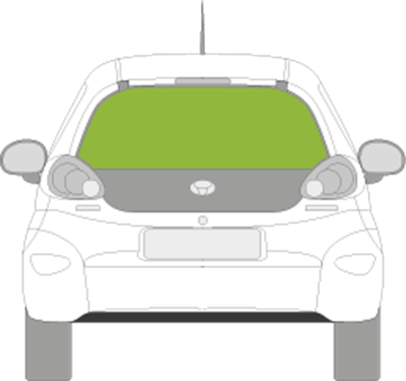 Afbeelding van Achterruit Toyota Aygo 3 deurs 06/2005-09/2011