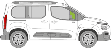 Afbeelding van Zijruit rechts Citroën Berlingo 