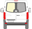 Afbeelding van Achterruit links Volkswagen Crafter helder/onverwarmd