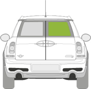 Afbeelding van Achterruit rechts Mini Clubman