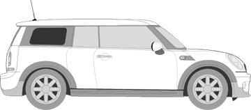 Afbeelding van Zijruit rechts Mini Clubman (DONKERE RUIT)