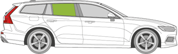 Afbeelding van Zijruit rechts Volvo V60