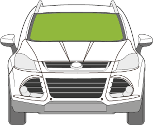 Afbeelding van Voorruit Ford Kuga 2012-2015 sensor