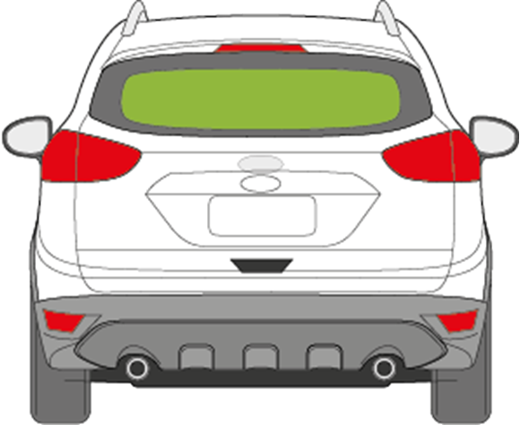 Afbeelding van Achterruit Ford Kuga 