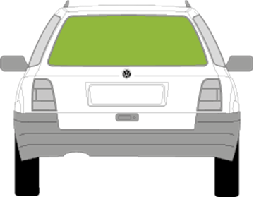 Afbeelding van Achterruit Volkswagen Golf Variant (break)