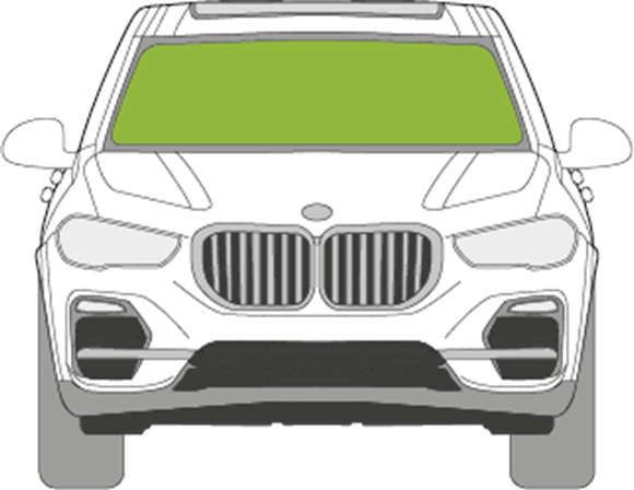 Afbeelding van Voorruit BMW X5 sensor HUD