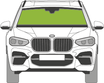 Afbeelding van Voorruit BMW X3 sensor 3x camera