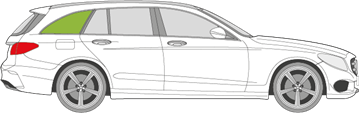 Afbeelding van Zijruit rechts Mercedes C-klasse break 